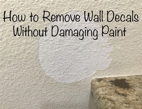 how to remove wall stickers without removing paint - the art of preserving your paint job